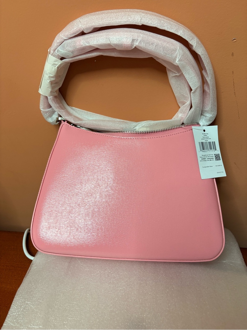 kate spade Pink Embossed Cherry Shoulder Bag - Picture 3 of 5